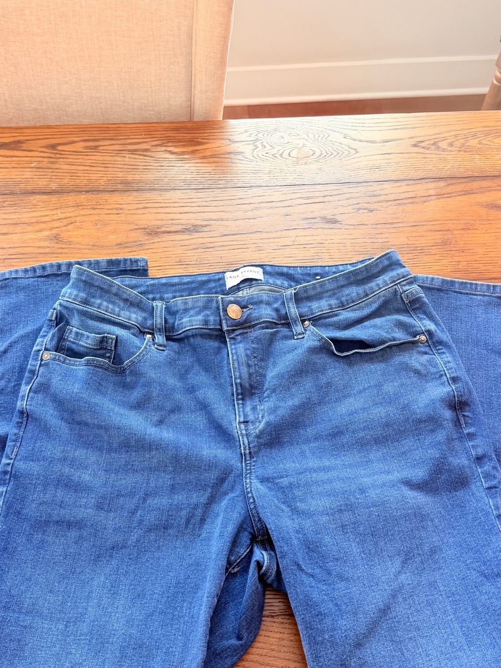 Lane Bryant Dark Wash Skinny Jeans